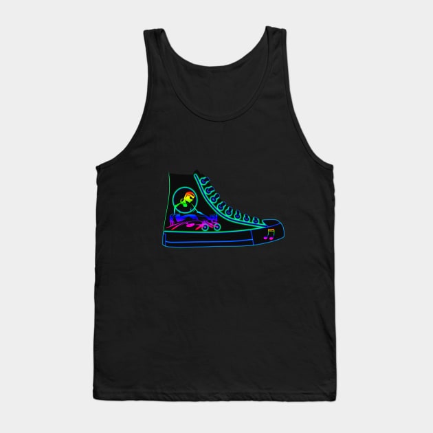 Glowing shoes music Tank Top by momo1978